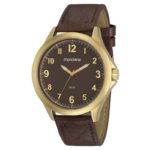 Relógio Mondaine Masculino 83482GPMVDH2  Marrom PU Couro